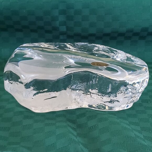 Cristal D'Arques France 24% Lead Crystal Alpine Goat Sculpture Paperweight - Picture 4 of 8